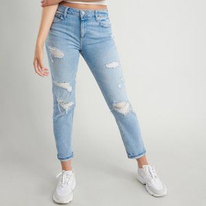 Girlfriend Jeans - Sand Point Blue